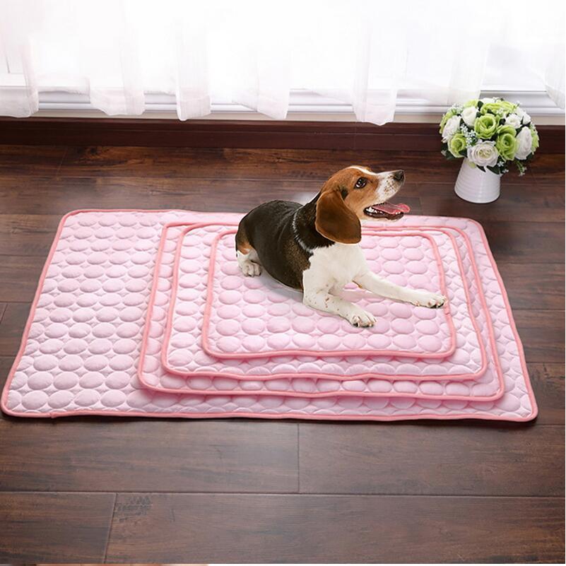 Stay Cool This Summer with Our Pet Dog and Cat Ice Silk Cooling Nest Pad