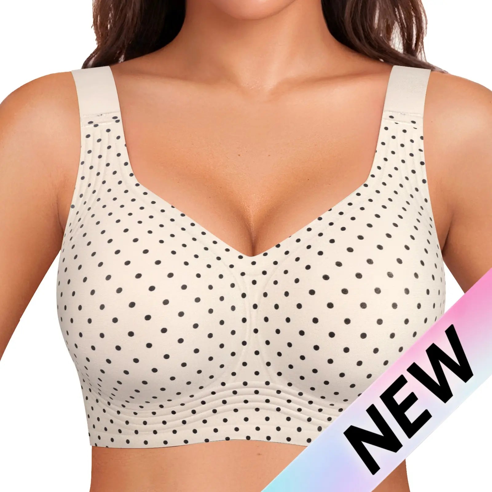 OEAK Women Jelly Bras Wirefree Full Coverage No Underwire Everyday Bras Comfortable Wireless Padded Tshirt Bra