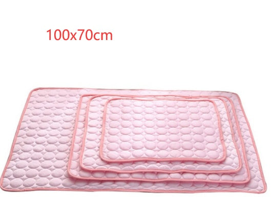 Stay Cool This Summer with Our Pet Dog and Cat Ice Silk Cooling Nest Pad