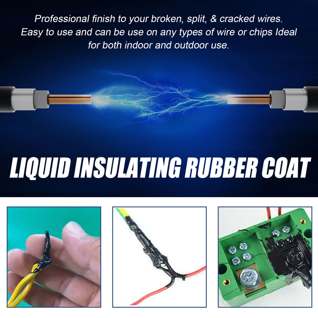 Jue-Fish Liquid Insulating Tape (White 30ml), Lithium Battery Sealant, Waterproof Bonding, Flame-Retardant And High-Temperature Resistant Circuit Board