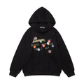 Badge letter hoodie