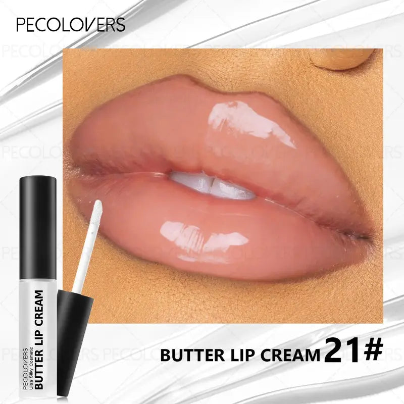 3Pcs/Set Lip Trio Makeup, Matte & Creamy Lipstick and Butter Lip Cream, Glossy & Matte Non-Sticky Lip Products, Long-Lasting Nourishing Soft Lips Makeup Kit for Daily Use