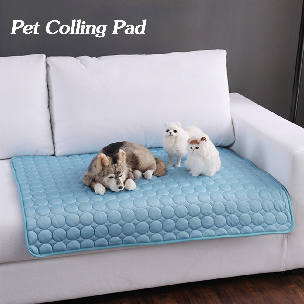Stay Cool This Summer with Our Pet Dog and Cat Ice Silk Cooling Nest Pad