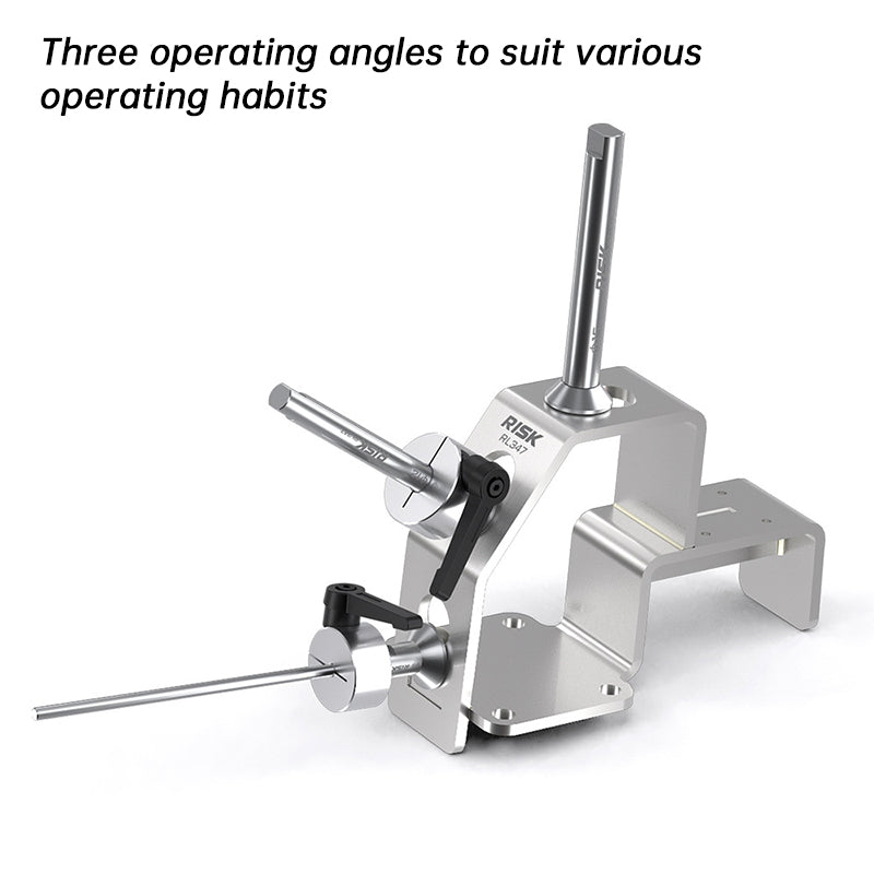 RISK Bike Wheel Repair Vise – Heavy Duty Hub Holder for Freewheel & Cassette Maintenance (MTB/Road)