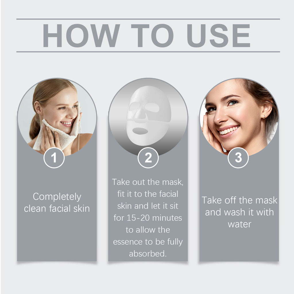 EELHOE Firming Collagen Mask (Box Set) Moisturizing, Hydrating And Firming Three-In-One Mask Nourishes And Smooths The Skin