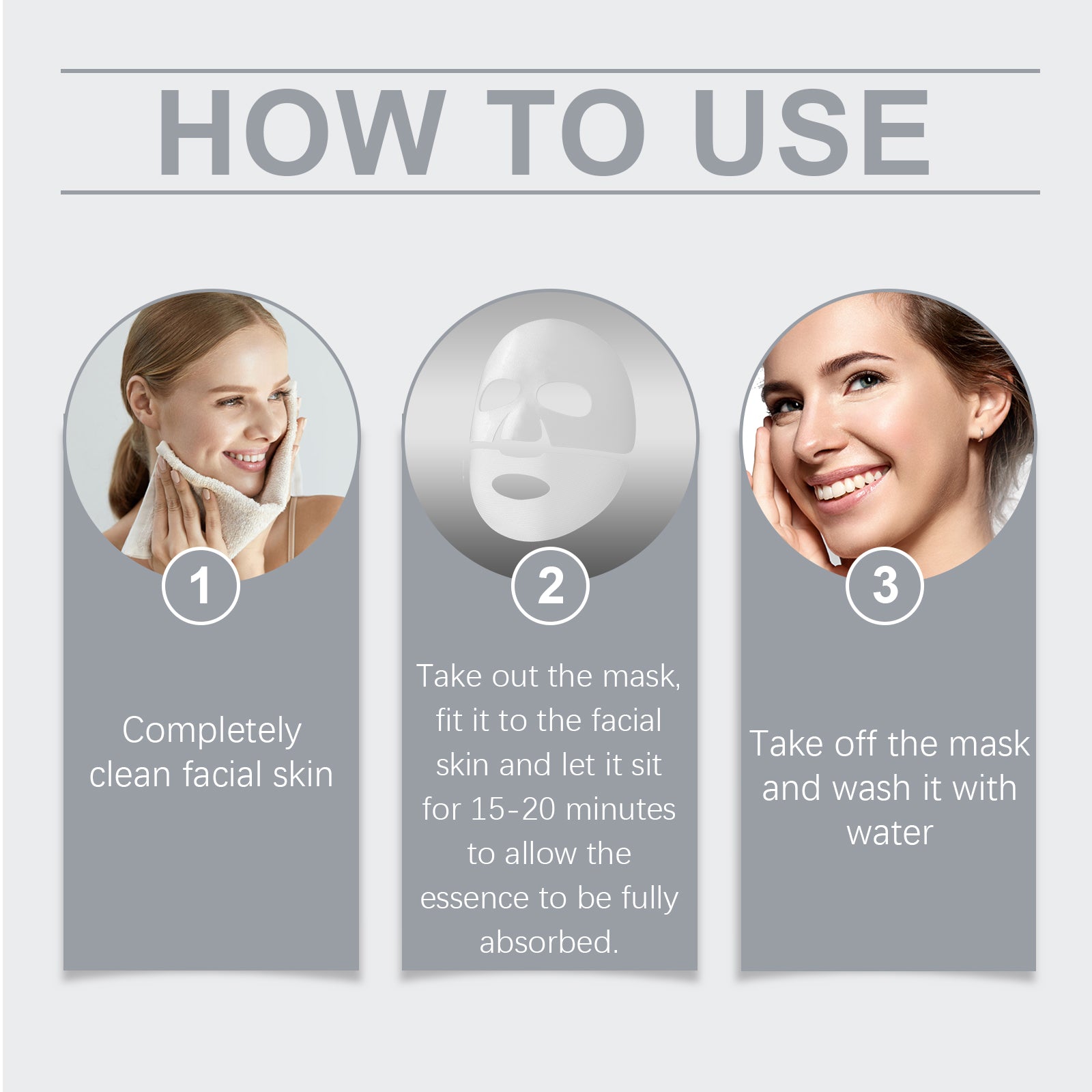 EELHOE Firming Collagen Mask (Box Set) Moisturizing, Hydrating And Firming Three-In-One Mask Nourishes And Smooths The Skin
