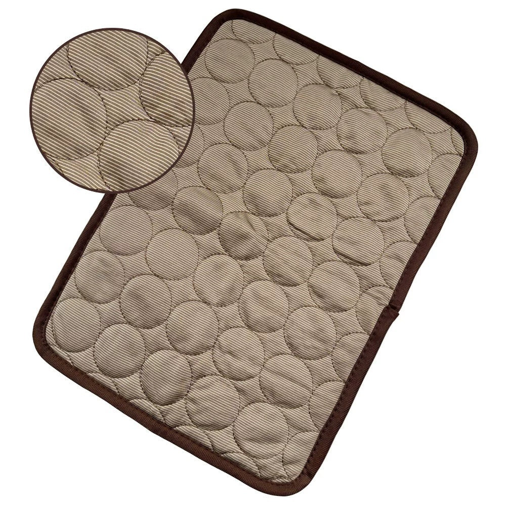 Stay Cool This Summer with Our Pet Dog and Cat Ice Silk Cooling Nest Pad